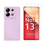 Redshield Xiaomi Redmi Note 13 Pro 5G/Poco X6 Silicone Purple & Tempered Glass 3