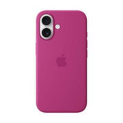 Apple iPhone 16 Silicone Case with MagSafe Fuchsia 2