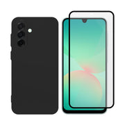 Redshield Samsung Galaxy A27 Silicone Case & Glass Black 3