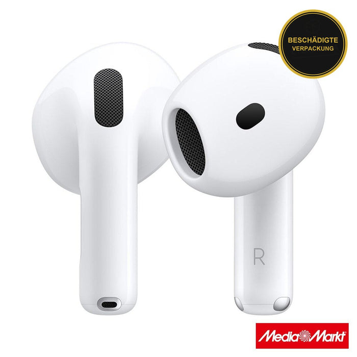 Apple AirPods 4 · beschädigte Verpackung