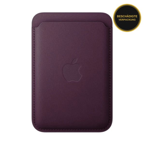 Apple Apple iPhone 16 FineWoven Wallet Blackberry · beschädigte Verpackung
