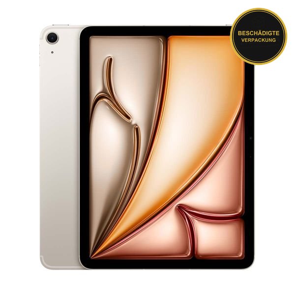 Apple iPad Air 11" M4 12GB/256 5G Starlight · beschädigte Verpackung