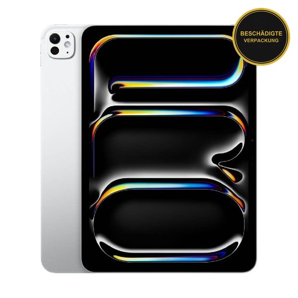 Apple iPad Pro 11" M4 Standard Glass 2TB Wi-Fi Silver · beschädigte Verpackung