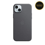 Apple iPhone 15 Plus FineWoven Case with MagSafe Black 1