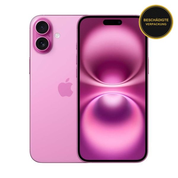 Apple iPhone 16 Plus 256GB Pink · beschädigte Verpackung