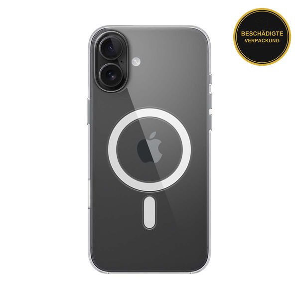 Apple iPhone 16 Plus Clear Case with MagSafe Transparent · beschädigte Verpackung