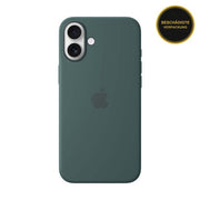 Apple iPhone 16 Plus Silicone Case with MagSafe Lake Green 1