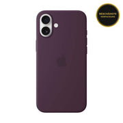 Apple iPhone 16 Plus Silicone Case with MagSafe Plum 1
