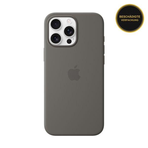 Apple iPhone 16 Pro Max Silicone Case with MagSafe Stone Grey