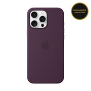 Apple iPhone 16 Pro Max Silicone Case with MagSafe Plum 1