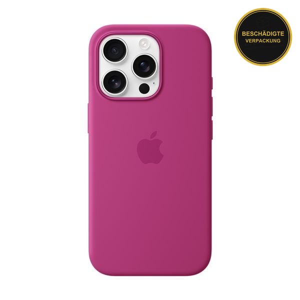 Apple iPhone 16 Pro Silicone Case with MagSafe Fuchsia · beschädigte Verpackung