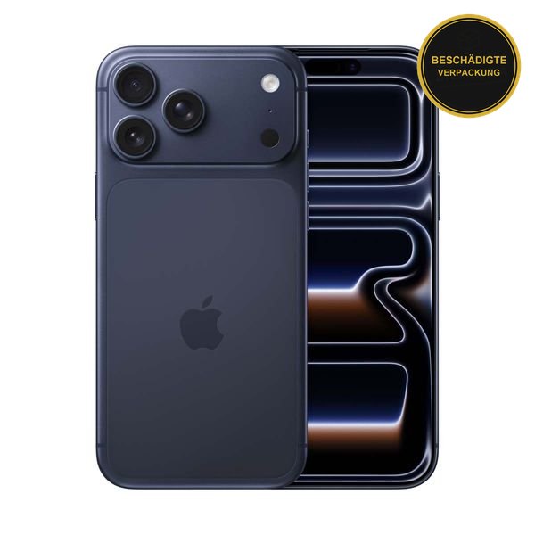 Apple iPhone 17 Pro Max 256GB Deep Blue · beschädigte Verpackung