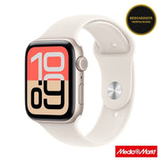 Apple Watch SE 3 GPS 40mm Starlight Aluminium Case Starlight mit Sport Band S/M 1