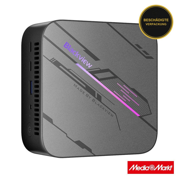 BlackView MP100 Ryzen 5 7430U/16GB/512GB/WIN 11 Pro · beschädigte Verpackung