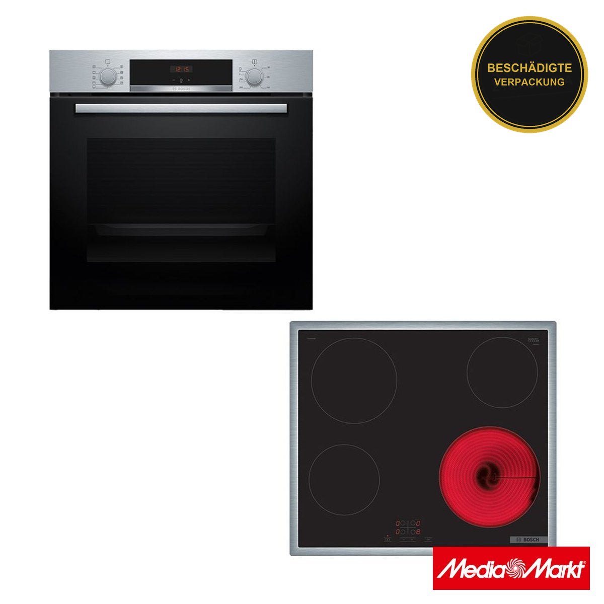 Bosch HBA514BS3 & PKE645BA2E Inox