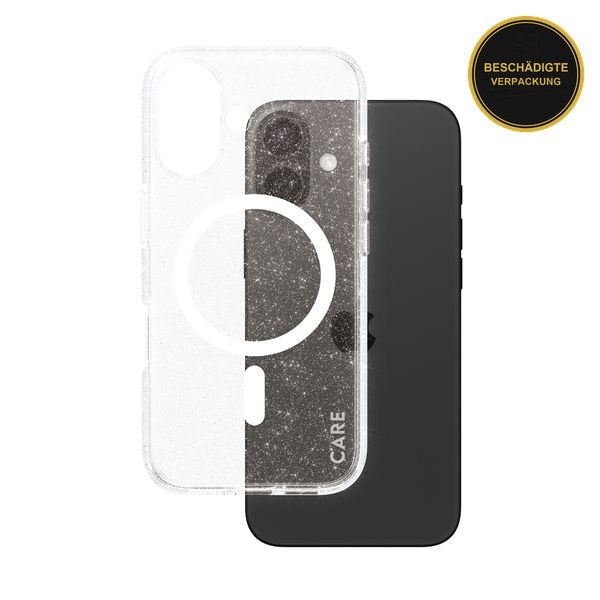 CARE by PanzerGlass iPhone 16 Flagship Magsafe Star Lit White · beschädigte Verpackung