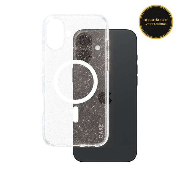 CARE by PanzerGlass iPhone 16 Plus Flagship Magsafe Star Lit White
