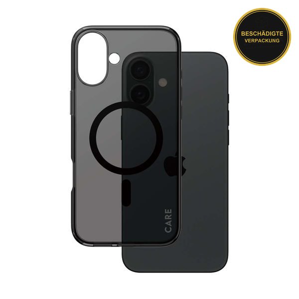 CARE by PanzerGlass iPhone 16 Plus Flagship Smokey Magsafe Black