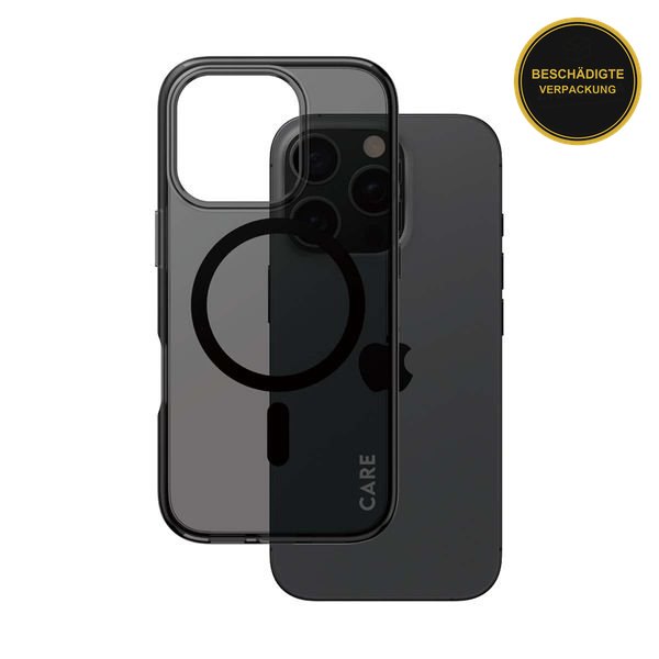CARE by PanzerGlass iPhone 16 Pro Flagship Smokey Magsafe Black