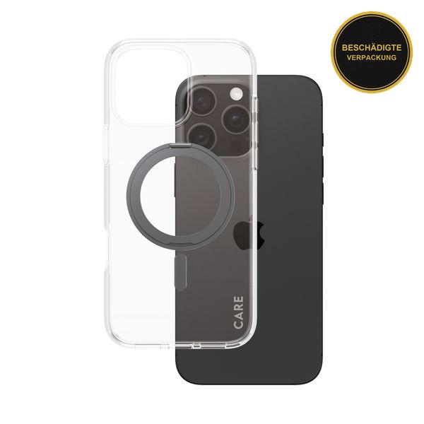 CARE by PanzerGlass iPhone Pro Max Kickstand Black · beschädigte Verpackung