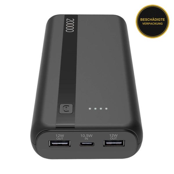 Cellular Line 20.000mAh Black