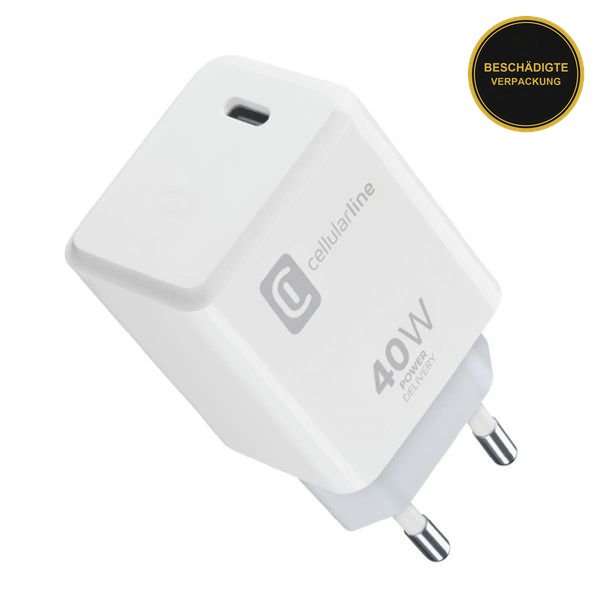 Cellular Line 40W Type-C White