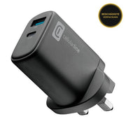 Cellular Line Dual GaN USB-C 45W Black UK 1