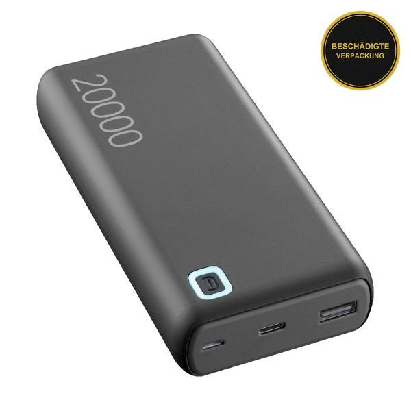 Cellular Line Essence Turbo 20.000mAh Black · beschädigte Verpackung