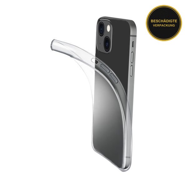 Cellular Line iPhone 14 Fine Silicon Cover Transparent