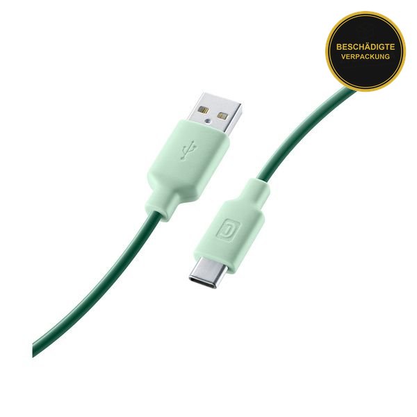 Cellular Line USB Type-C Smart 100cm Green · beschädigte Verpackung