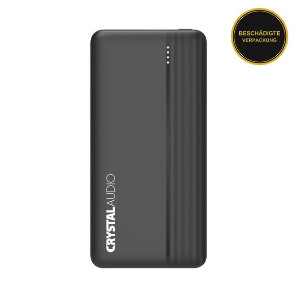 Crystal Audio PBK-4K 10000 mAh PD Black · beschädigte Verpackung