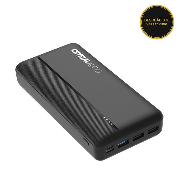 Crystal Audio PBK6K 30.000mAh Dual Black · beschädigte Verpackung