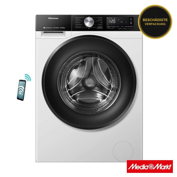 Hisense WD3S1043BW3 10.5/6kg · beschädigte Verpackung