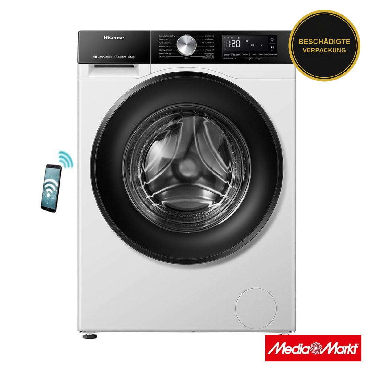 Hisense WD3S8043BW3 8/5kg