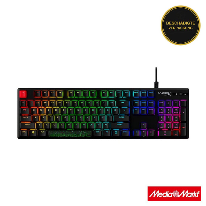 HyperX Alloy Origins Red Switches · beschädigte Verpackung