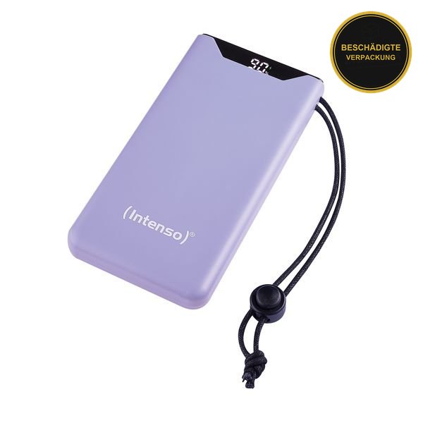 Intenso F10.000mAh Purple · beschädigte Verpackung