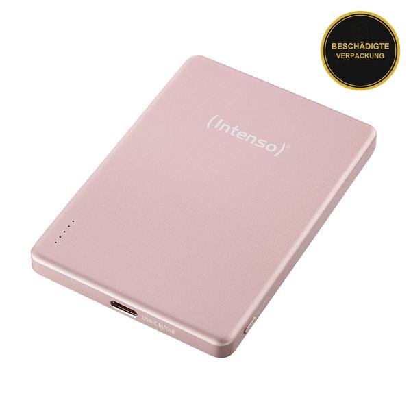 Intenso MW 10.000mAh Magnetic Wireless Rose · beschädigte Verpackung