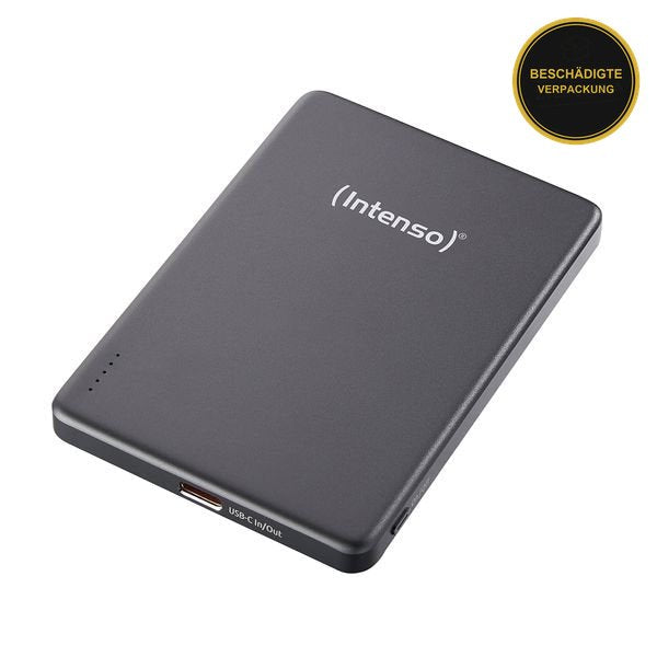Intenso MW 5.000mAh Magnetic Wireless Grey · beschädigte Verpackung