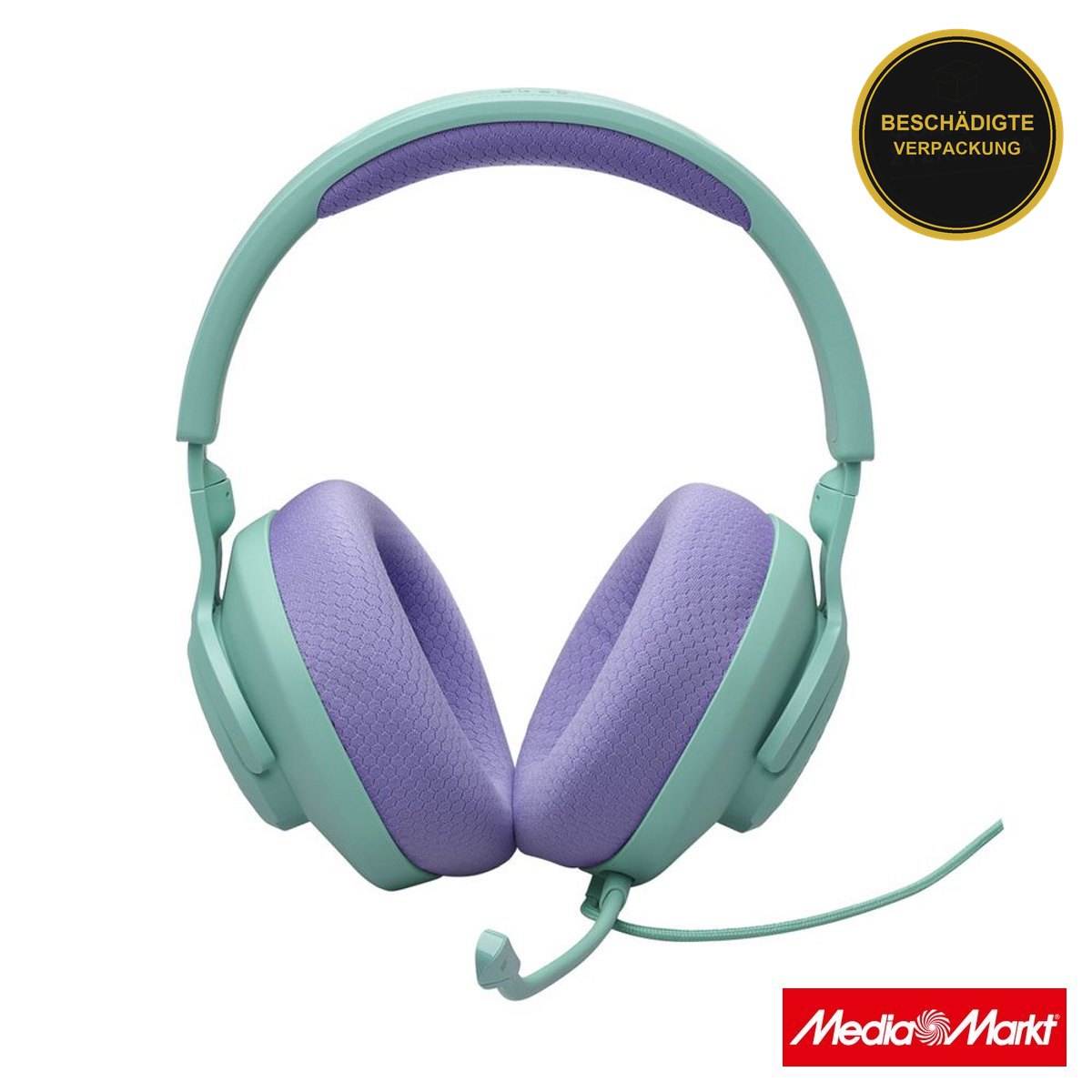 JBL Quantum 100M2 Over-Ear Wired Gaming Cyan