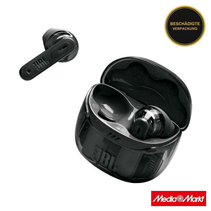 JBL Tune Flex 2 ANC Ghost Black · beschädigte Verpackung
