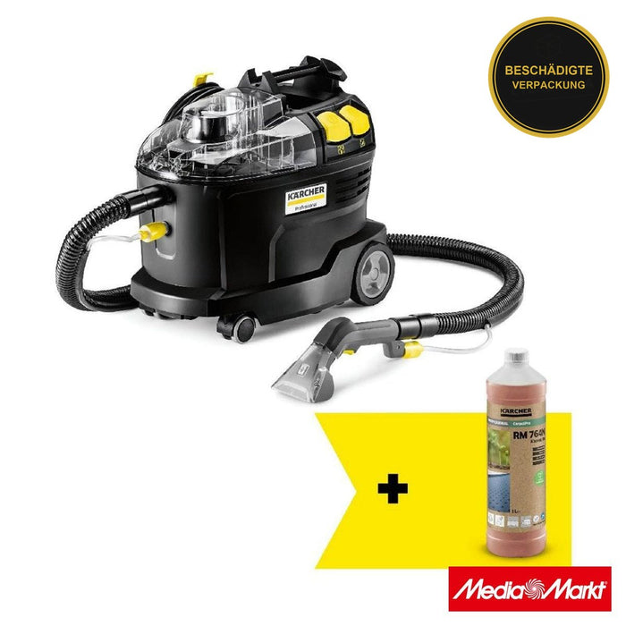 Karcher Puzzi 8/1 Go Further · beschädigte Verpackung