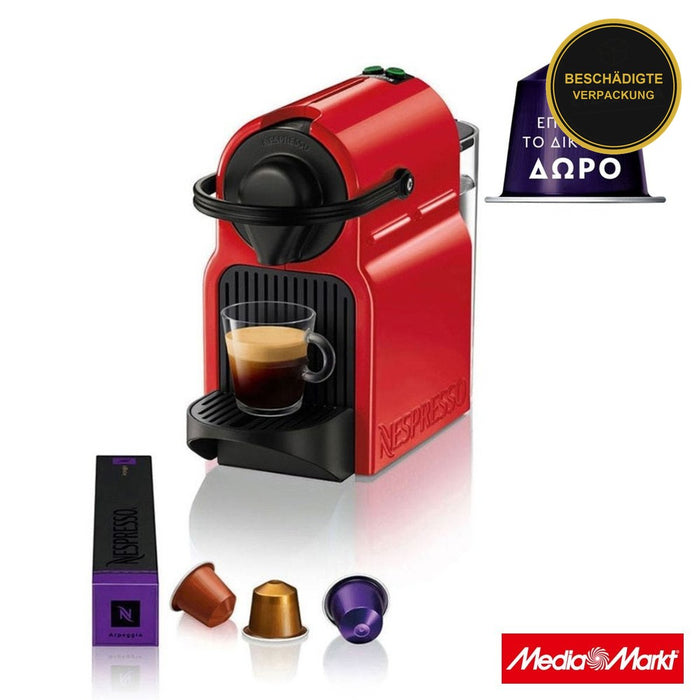 Krups Nespresso® XN1005S Inissia Ruby Red Original · beschädigte Verpackung
