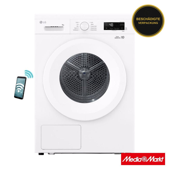 LG RHX1009NWH 9Kg · beschädigte Verpackung