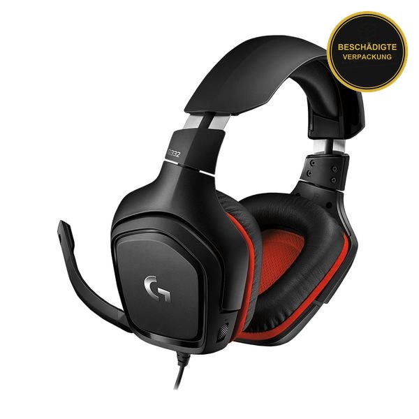 Logitech G332 Wired Black/ Red · beschädigte Verpackung