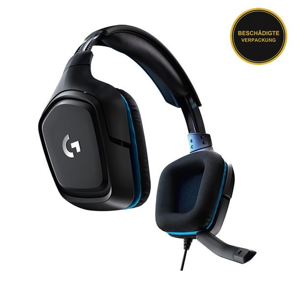 Logitech G432 7.1 Surround Wired Black/ Blue · beschädigte Verpackung