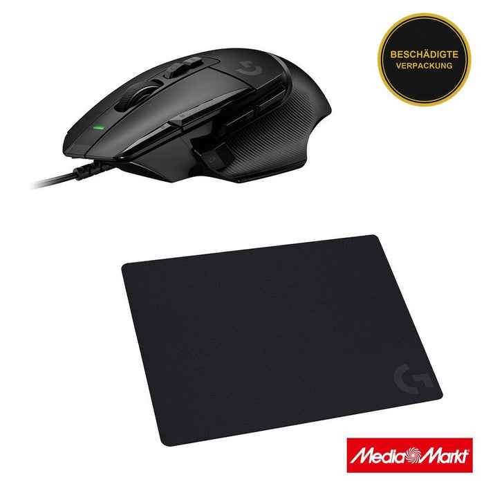 Logitech G502 X & G240 Mouse & Mousepad · beschädigte Verpackung