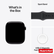 Apple Watch Series 11 GPS 46mm Jet Black Aluminium Case mit Black Sport Band - M/L 8