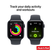 Apple Watch SE 3 GPS 40mm Midnight Aluminium Case Midnight mit Sport Band S/M 6
