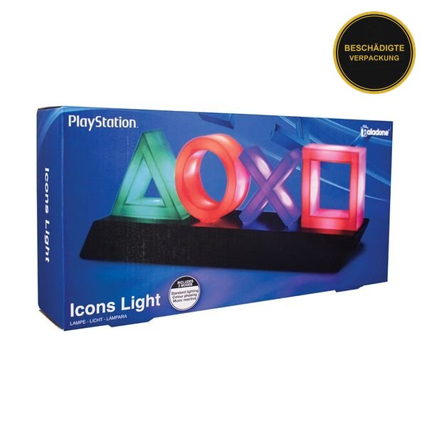 Paladone Playstation Icons · beschädigte Verpackung