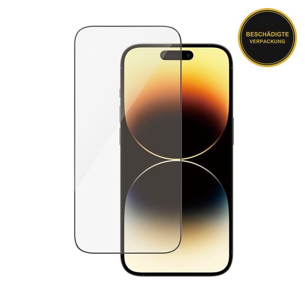PanzerGlass Ultra-Wide Fit iPhone 14 Pro · beschädigte Verpackung
